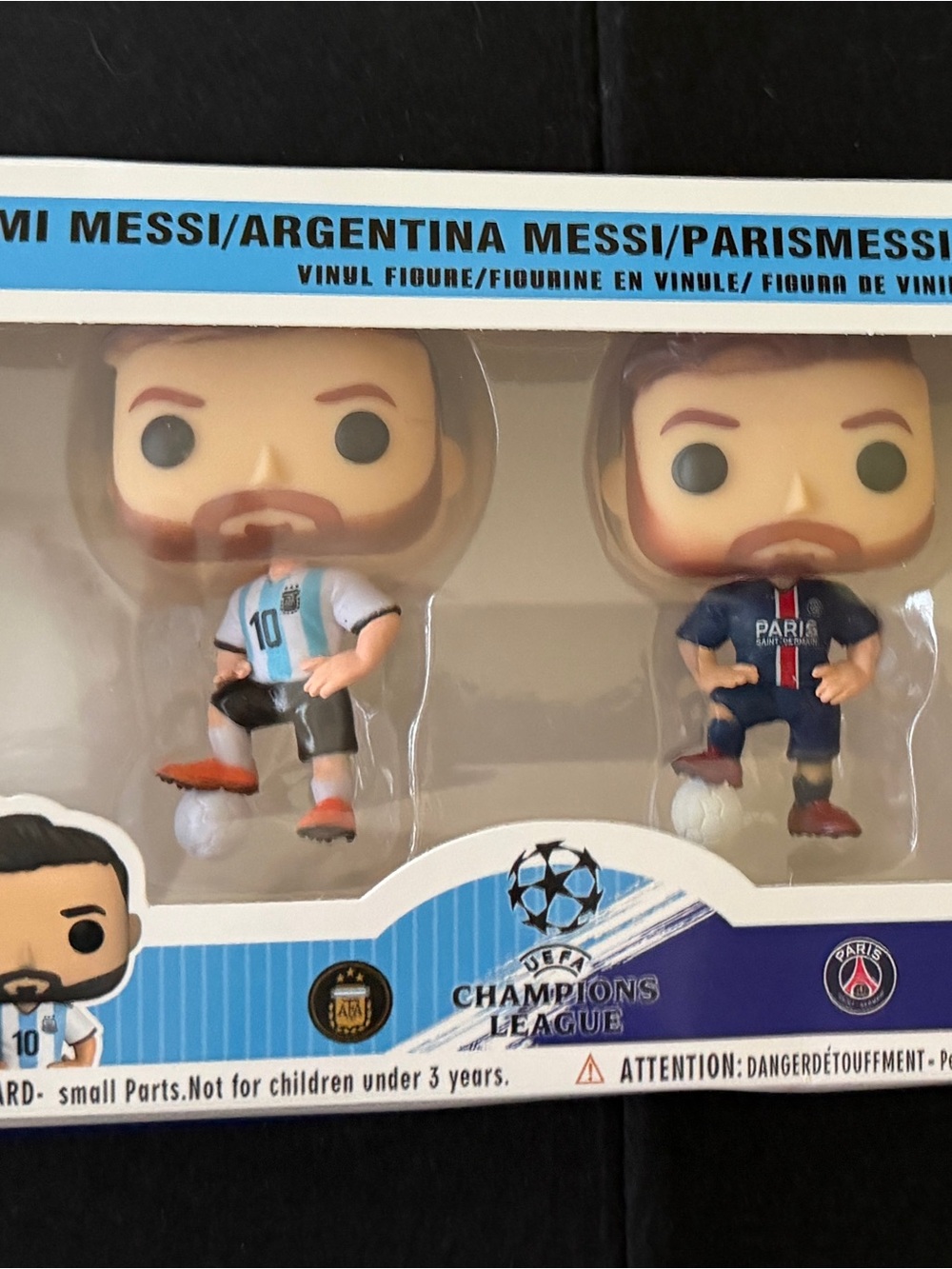 Funko Lionel Messi Vinyl Duo - Light Blue, White, Navy
